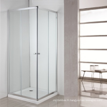 cabine de douche en verre préfabriqué
